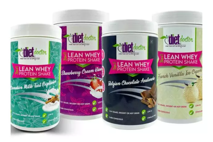 Diet Doctor 3 in 1 Lean Whey Protein Shakes